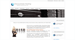 Desktop Screenshot of discountnetz-hosting.de